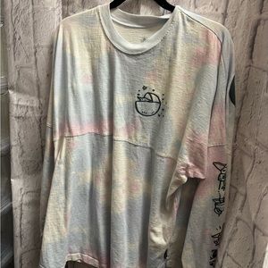 Tie Dye Grogu spirit jersey from Disney. Size XL.